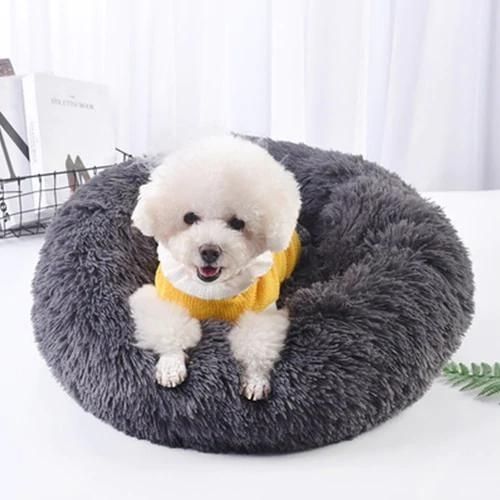 Cozy Pet Bed: Curls Up for Comfort