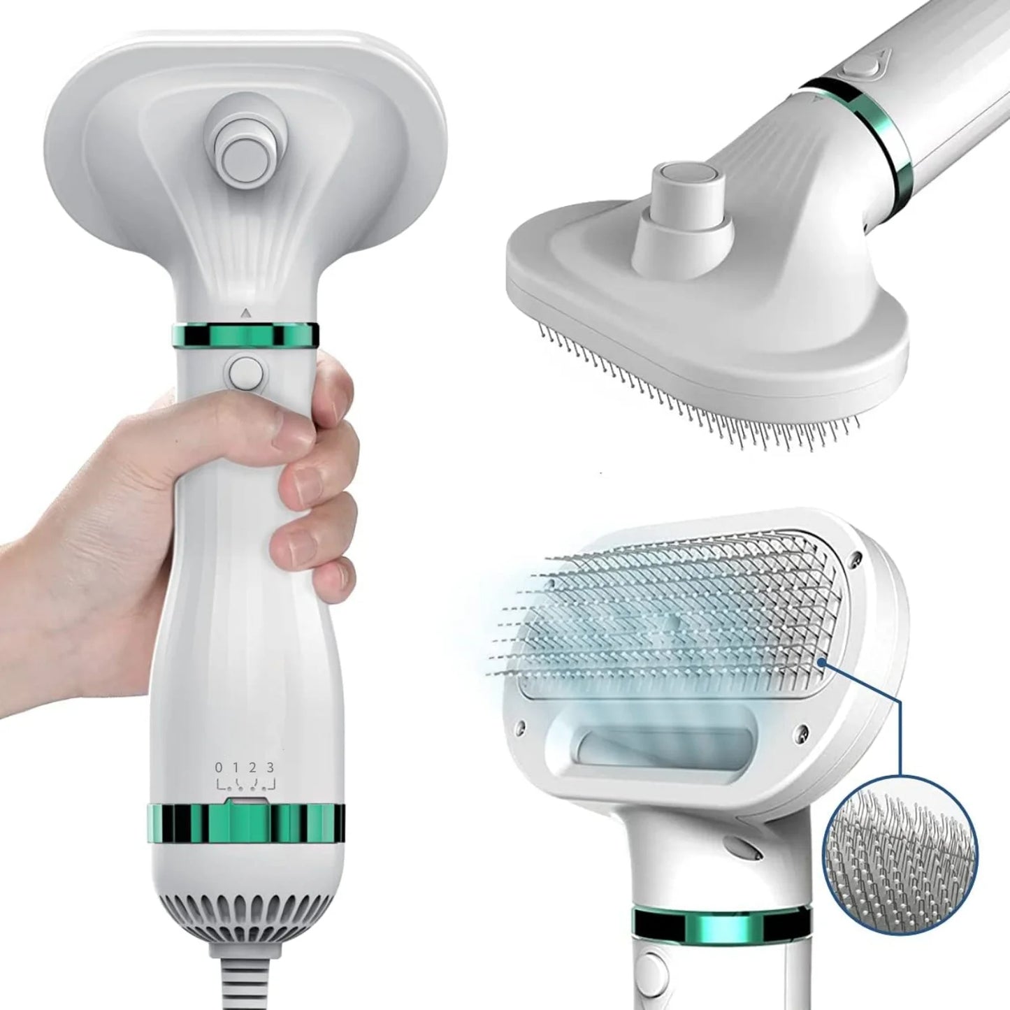 All-in-One Pet Dryer & Brush: Effortless Post-Bath Care